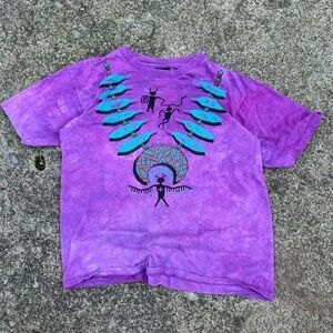 Vintage Aztec design single stitch T-Shirt